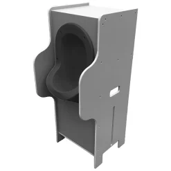 Ti'Pi - Urinoir sans eau mobile avec 2 réservoirs de stockage 20L - Noir