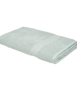 TODAY Essential - Lot de 10 serviettes de toilette 50x90 cm 100% Coton coloris céladon