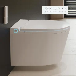 Toilette japonaise Nashi EOS PRO suspendue avec bâti-support, WC lavant automatique, gamme supérieure