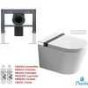 Toilette japonaise Nashi IANNA suspendue, WC lavant automatique, mural haut de gamme