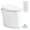 Toilette japonaise Nashi YAIZA PRO SORTIE VERTICALE, WC lavant automatique, design compact, chasse eau silencieuse