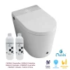 Toilette japonaise Nashi OVIAN SE SORTIE HORIZONTALE, WC lavant automatique, design compact gamme supérieure