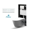Toilette japonaise Nashi EOS suspendue, WC lavant automatique, gamme supérieure