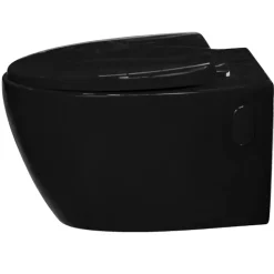 Toilette suspendu de couleur noir Cuvette WC en céramique