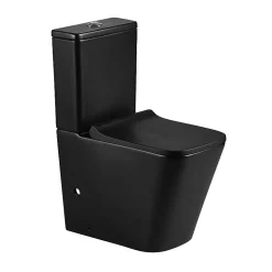 Toilette WC à poser PISA en ceramique noir mat