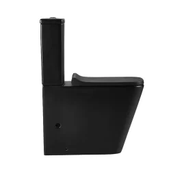 Toilette WC à poser PISA en ceramique noir mat