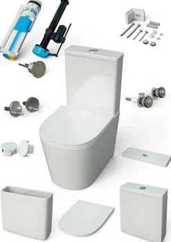 Toilette WC à poser TURIN en ceramique