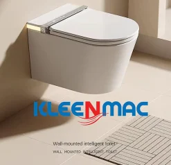 Toilettes suspendues intelligentes japonaises KLEENMAC VERONA Blanc modèle KEB3018WTR-C