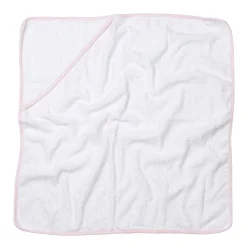 Towel City - Poncho de bain BABIES - Bébé White/Pink (Taille unique)