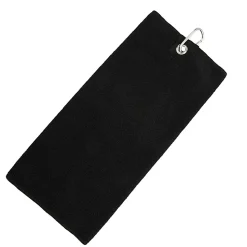 Towel City - Serviette de golf Black (55 cm x 40 cm)