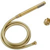Trio douchette + flexible + support, doré, Edouard Rousseau