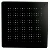 Tête de douche carrée, extra-plate en acier inoxydable DPG5005 - 50x50cm - noir