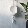 Urinoir en porcelaine, blanc, GoodHome Habera