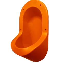 Urinoir sans eau Ti'Pi encastrable seul - Polyéthylène - Orange