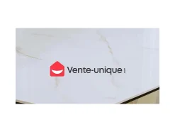 Vasque à encastrer blanche rectangle en céramique - 122 x 46,5 cm - MOTIAC