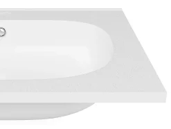 Vasque à encastrer en résine effet pierre - Blanc - L60 x l46 cm - OKIWA
