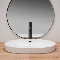 Vasque À Encastrer Rea Arleta White Oval