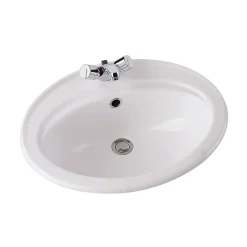 Vasque à encastrer ULYSSE - ULYSSE VASQUE 55X45 BLANC