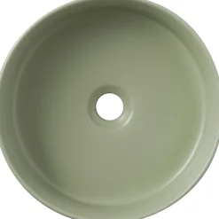 Vasque à poser Andria 37cm - Vert mat - Rebords fins