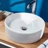 Vasque à poser céramique blanc GoodHome Scalea