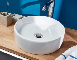 Vasque à poser céramique blanc GoodHome Scalea