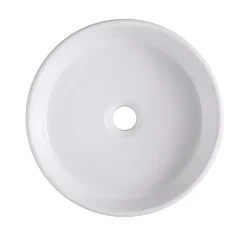 Vasque à poser céramique blanc GoodHome Scalea