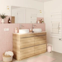 Vasque à poser céramique blanc GoodHome Scalea