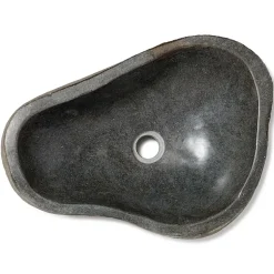 Vasque à poser en galet Pierre de Rivière D.40-50 cm - RO'MA NATURE