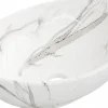 Vasque à poser ovale, céramique 40x33x14 cm Blanc