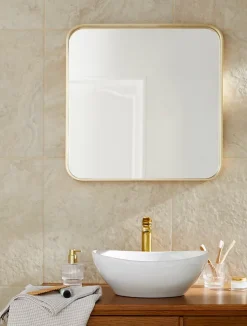 Vasque à poser ovale céramique blanche GoodHome Nessa