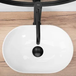 Vasque À Poser Rea Amelia Mini White Oval