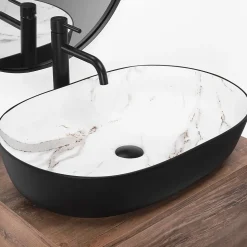 Vasque À Poser Rea Cleo 61 /Aiax Black Oval