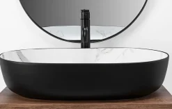 Vasque À Poser Rea Cleo 61 /Aiax Black Oval