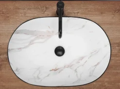 Vasque À Poser Rea Cleo 61 /Aiax Black Oval