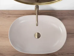 Vasque À Poser Rea Cleo 61 Beige