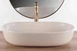 Vasque À Poser Rea Cleo 61 Beige