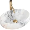 Vasque À Poser Rea Linda Granit White Oval