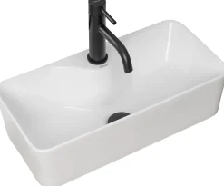 Vasque À Poser Rea Mery White Rectangle