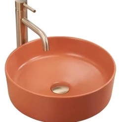 Vasque À Poser Rea Sami Terra Orange Round