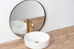 Vasque À Poser Rea Sami White Round