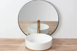 Vasque À Poser Rea Sami White Round