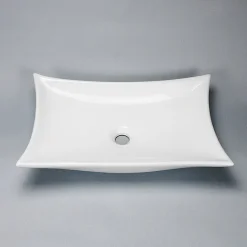 Vasque à Poser Rectangulaire - Céramique - 58x39 cm - Wing