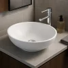 Vasque à poser ronde 38 cm en Solid surface - Coppa