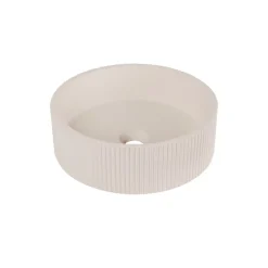 Vasque à poser ronde béton beige Ø37 x H.12 cm Homesight Balte