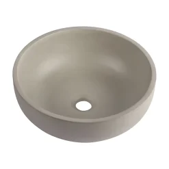 Vasque à poser ronde béton allégé Kult