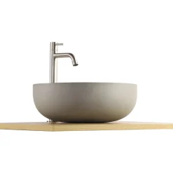 Vasque à poser ronde béton allégé Kult