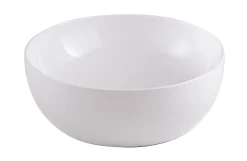 Vasque à poser ronde en céramique blanche Ø41.5 cm GoodHome Ondava