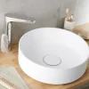 Vasque à poser ronde en résine blanc Apanas GoodHome