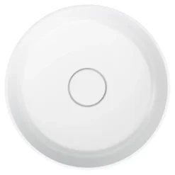Vasque à poser ronde en résine blanc Apanas GoodHome