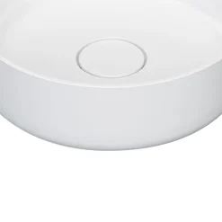 Vasque à poser ronde en résine blanc Apanas GoodHome